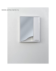 Зеркало – шкаф для ванной комнаты «Азалия 55», 550×150×700 мм, цвет белый Logro