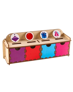 Сортер «Цвета и формы» Лесная мастерская