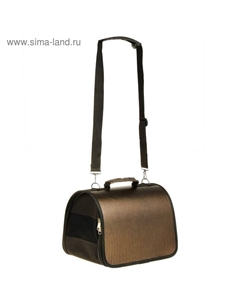 Сумка - переноска для животных, искусственная кожа, 31×20.5×22 см Пижон