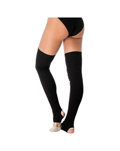 Гетры для гимнастики и танцев №1, длина 80 см, цвет чёрный Grace dance