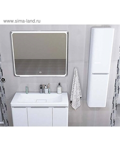 Шкаф-колонна «Шерилл», 290×203×1200 мм, цвет белый Aquaton