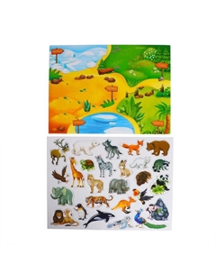 Магнитный конструктор-планшет «Зоопарк» Лесная мастерская