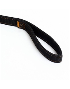 Поводок двухслойный с усиленным карабином, 3 м × 3 см, чёрный Пижон