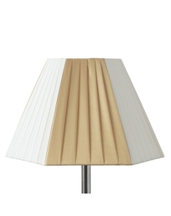 Абажур "Геометрия" бежевый белый Е27 28х28х21см Bayerlux
