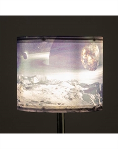 Абажур «Марсианка», Е27, серый, 20×20×17 см Bayerlux