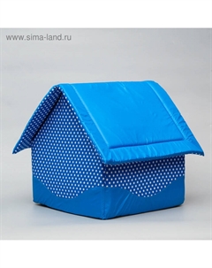 Домик "Нежность", 35 х 37 х 42 см, голубой Пижон