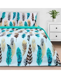 Постельное бельё дуэт «. Перья», поплин Этель