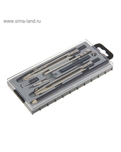 Готовальня Technica, 8 предметов, в футляре Globus