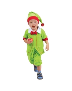 Карнавальный костюм «Гномик зелёный» 1,5-3 лет, велюр, обхват головы 48-55 см Страна карнавалия