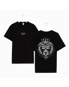 Футболка мужская «Царь», черный, р. 50 Kaftan