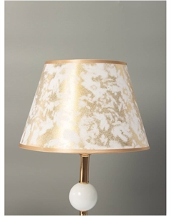 Настольная лампа «Глафира» Е27 40 Вт бело-золотой 25×25×43 см Risalux