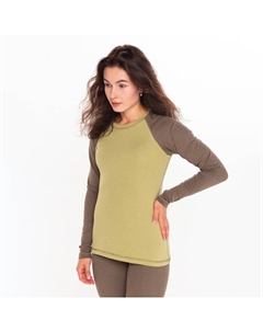 Термобельё женское (лонгслив, леггинсы), цвет хаки, размер 54 Ш'аrliзе