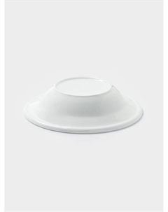 Тарелка глубокая, 550 мл, d=20.4 см, фарфор, белая Hanna knövell