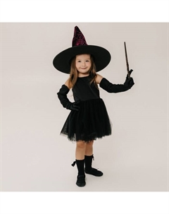 Карнавальный набор «Могущественная ведьма»: шляпа, перчатки, палочка Волшебная маска
