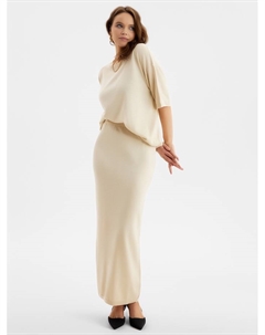 Футболка женская, размер 46-48, бежевая Mist