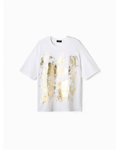 Футболка женская Gold, размер 48, белая Mist