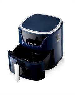 Аэрогриль BRAYER 2036BR, 5 литров, 1500 Вт, 7 программ, 200°С, LCD-дисплей, таймер, решётка, синий Brayer