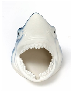 Пепельница для дома «Акула», для сигарет и стиков, керамика, 14.5×10.5×13.5 см Сима-ленд