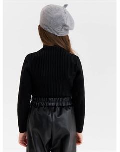 Джемпер для девочки, рост 130 см, чёрный Kaftan