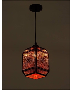 Светильник потолочный «Кэлшот» (Сияние), 1×40 Вт, Е27, черный, 13×13×20+100 см Bayerlux