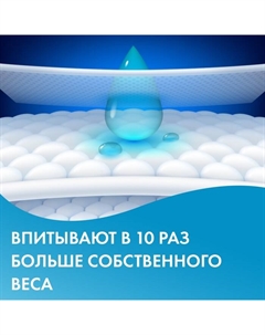 Пеленки одноразовые впитывающие Basic 60 x 60, 30 шт Terezamed