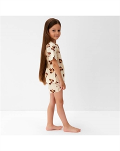 Пижама детская (футболка и шорты) Чебурашка р.36 (134-140) Kaftan