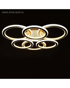 Люстра с ПДУ 71191/6 LED 162 Вт диммер 3000-6000К белый 55×55×10 см Bayerlux