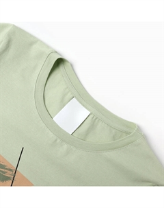 Туника женская домашняя, цвет зелёный, размер 52 Текстиль центр