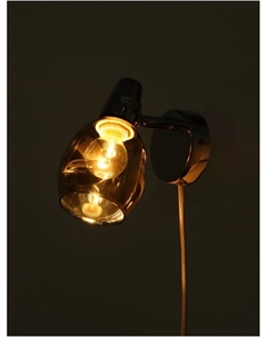 Бра настенное «Аиша», 1хЕ14, 40 Вт, хром, 16×9×16 см Bayerlux