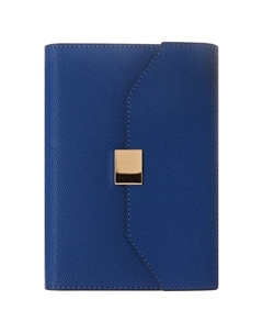 Органайзер на кольцах А6+, 80 листов, кожзам, c клапаном, линия, с ручкой, в подарочной коробке, синий Calligrata