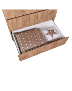 Комод с ящиками kids Simple 1980, 804×505×797 мм, цвет дуб крафт золотой Polini