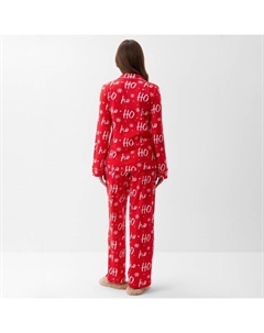 Пижама новогодняя женская (рубашка, брюки) ХоХо, размер 44-46 Kaftan