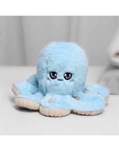 Мягкая игрушка «Осьминог», голубая, 24 см Milo toys