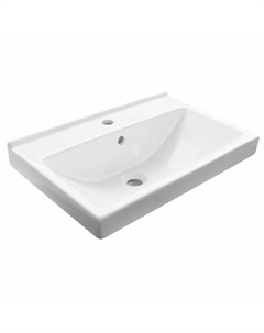 Тумба-умывальник «Никосия-60П», белый глянец с раковиной Fest 60 Comforty