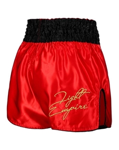 Шорты для тайского бокса, р. L, красные Fight empire