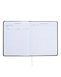 Дневник школьный для 1-11 классов «Как заставить себя?», интегральная обложка, искусственная кожа, шелкография, ляссе, 80 г/м² Devente