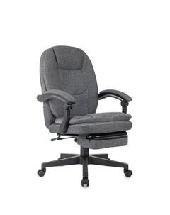 Кресло руководителя «» CH-868MSG-BF, с подставкой для ног, с подлокотниками, цвет серый 3C1 Бюрократ