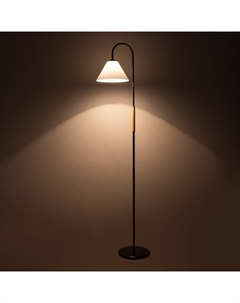 Торшер напольный «Арбат», 1×15 Вт, Е27, черный/белый Bayerlux