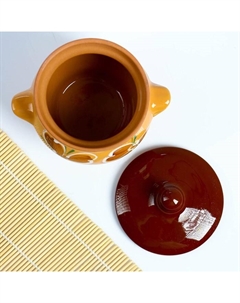 Горшочек для запекания «Классика», 650 мл, 12×12 см, микс Борисовская керамика