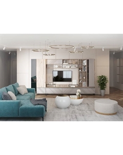 Шкаф навесной большой «Кенди №6», 450×335×1546 мм, цвет дуб альпийский / ясень грей софт Алисия