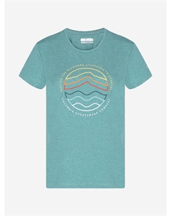 Футболка спортивная женская, Голубой Columbia