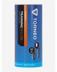 Комплект для бадминтона: волан (3шт), Белый Torneo