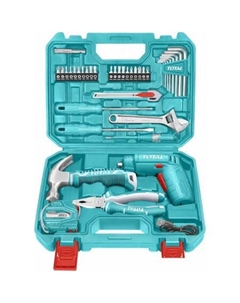 Электроотвертка THKTHP10386 (кейс, набор оснастки) Total