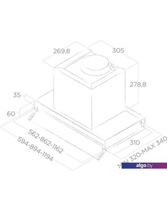 Кухонная вытяжка Box In Plus IXGL/A/90 PRF0097796A Elica