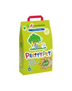 Наполнитель для грызунов Древесный из осиновых гранул / 620383 Prettycat