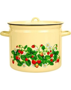 Кастрюля Земляника лесная С-1621/4Км Лысьвенские эмали