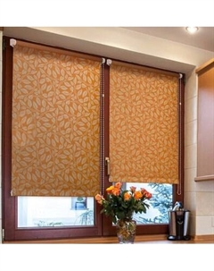 Рулонная штора Delfa Сантайм Металлик Принт Блейд СРШ-03Д 7533