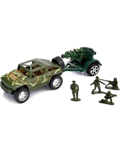 Набор игрушечной техники Военный джип / 4424307 Sima-land