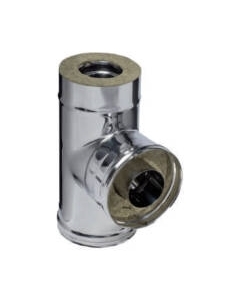 Тройник для труб Ferrum 90° 430/0.5мм Ф80x160 / f4416