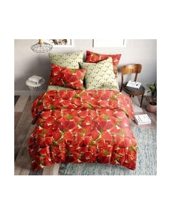 Комплект постельного белья Ягода моя Стандарт 2 сп. Евро 50x70 / 70309-1+70310-1 Ночь нежна